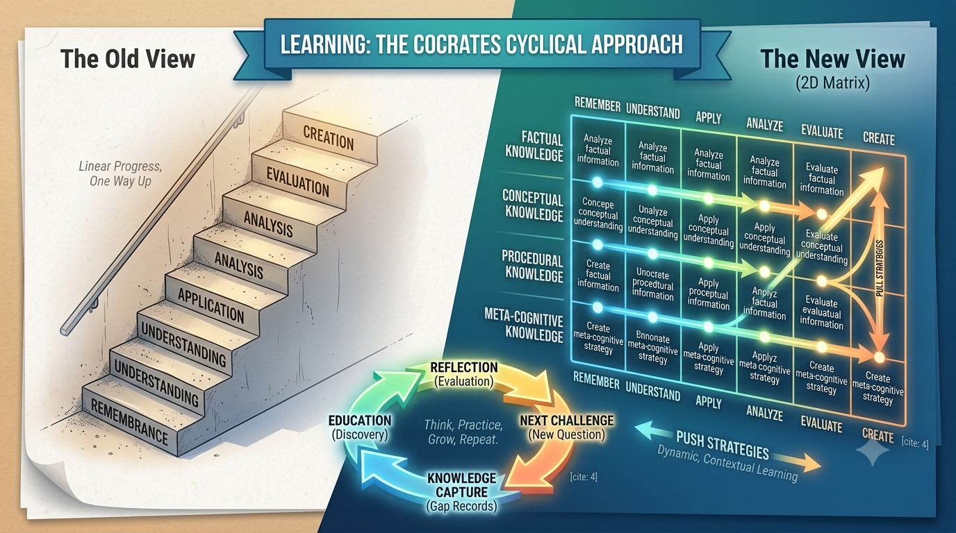 Cocrates Learning: Bloom's Taxonomy